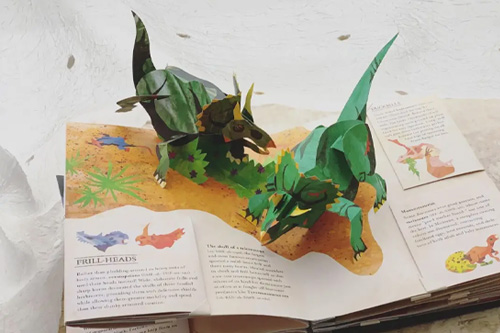 仿真恐龍制作公司教您怎麽制作恐龍立體書大家做立體恐
