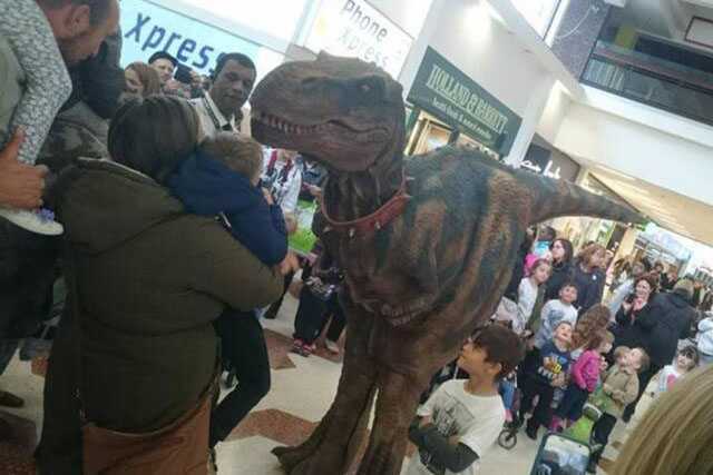 恐龍皮套,恐龍表演服