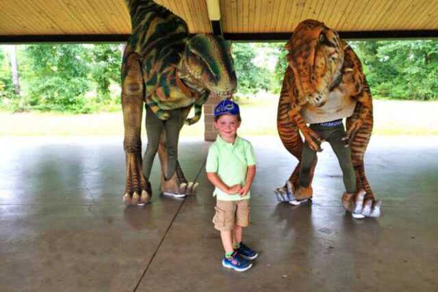 恐龍皮套,恐龍表演服