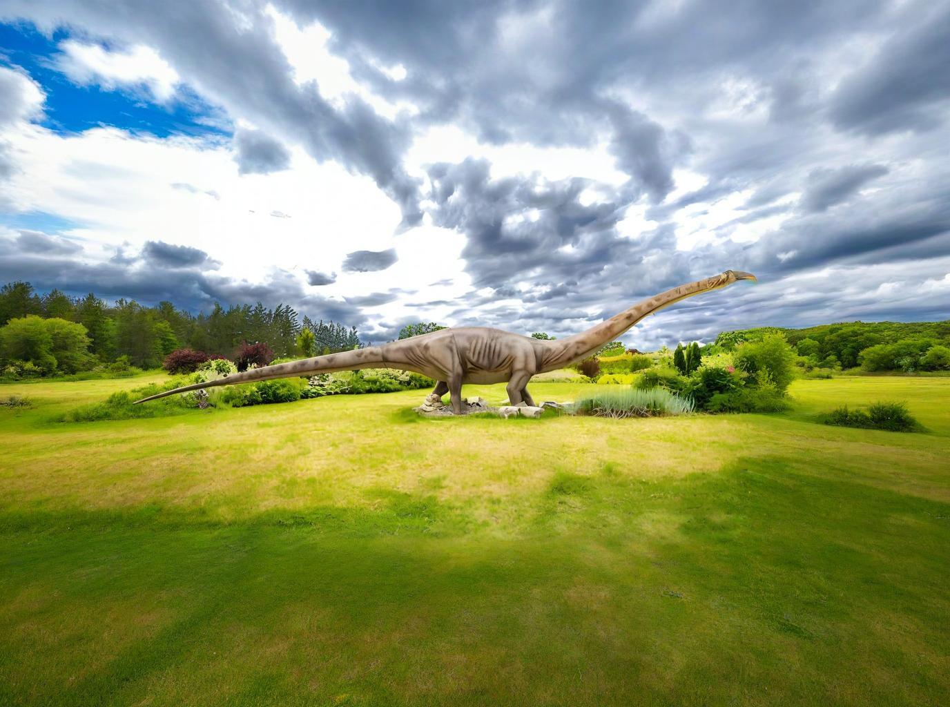 濕地公園仿真恐龍景觀制作記